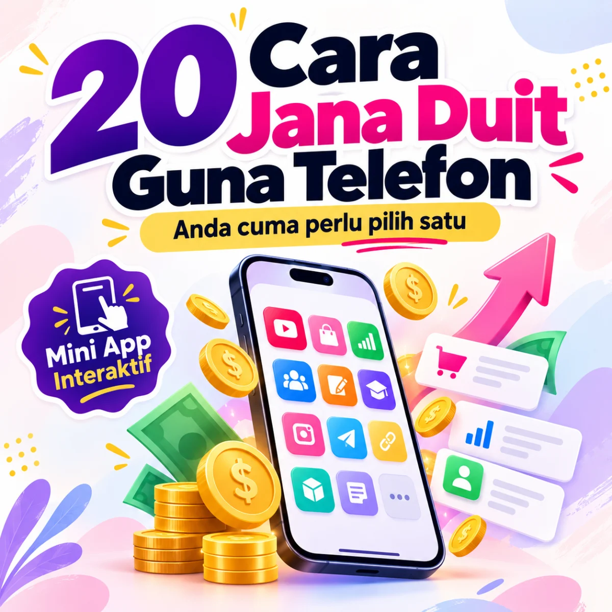 20 Cara Jana Duit Guna Telefon — Anda Cuma Perlu Pilih Satu