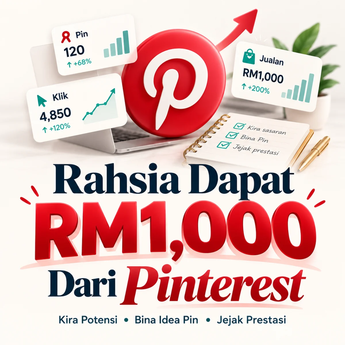 Rahsia Dapat RM1,000 Dari Pinterest