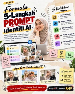 Galeri Formula 5-Langkah Prompt Identiti AI
